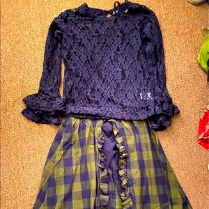 Jak& Peppar Plaid Girls Outfit